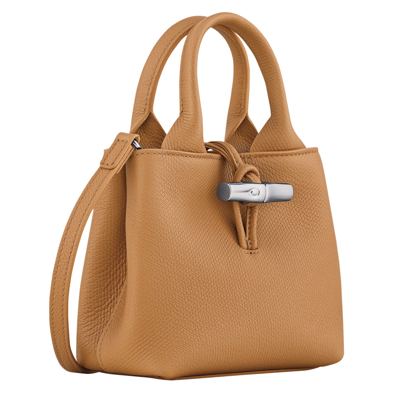 Longchamp |Le Roseau XS Handtasche, Walnuss – Leder |Walnuss