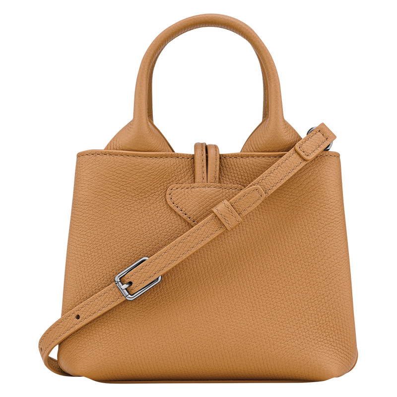 Longchamp |Le Roseau XS Handtasche, Walnuss – Leder |Walnuss