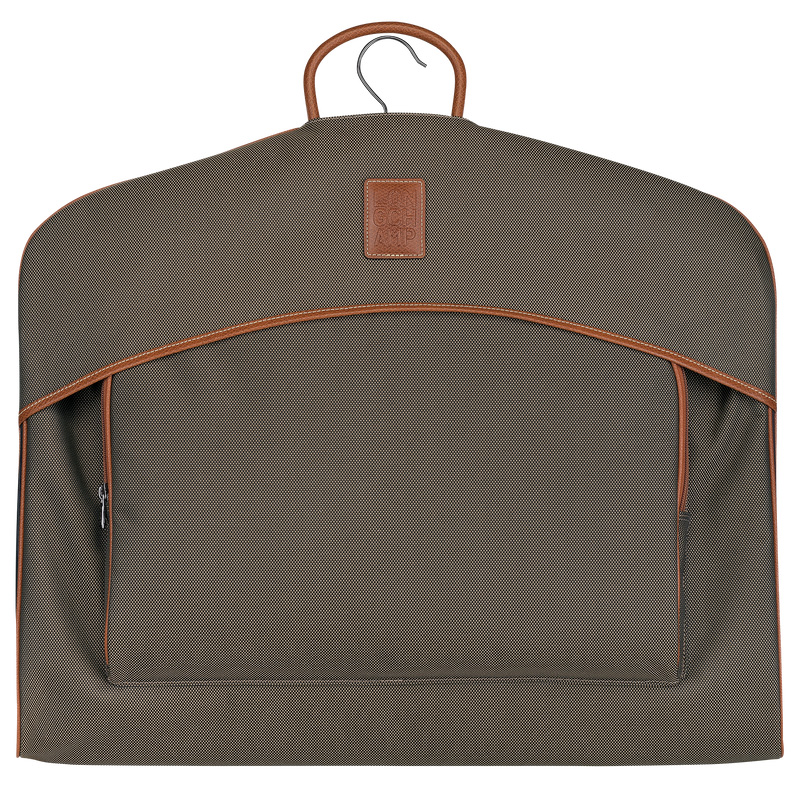 Longchamp |Boxford Kleidersack Braun – Recyceltes Canvas |Braun