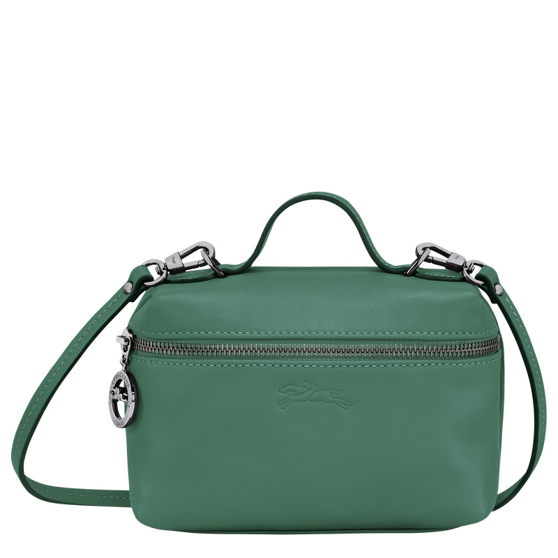 Longchamp |Le Pliage Xtra XS Vanity Sage – Leder |Salbeigrün Longchamp |Le Pliage Xtra XS Vanity Sage – Leder |Salbeigrün