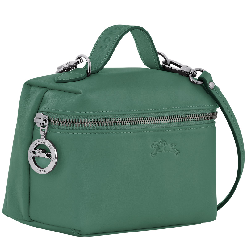 Longchamp |Le Pliage Xtra XS Vanity Sage – Leder |Salbeigrün Longchamp |Le Pliage Xtra XS Vanity Sage – Leder |Salbeigrün