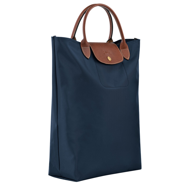 Longchamp |Le Pliage Original M Tragetasche Marineblau – Canvas |Marineblau