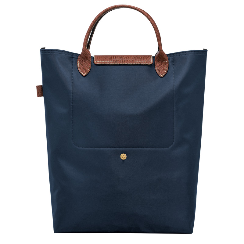 Longchamp |Le Pliage Original M Tragetasche Marineblau – Canvas |Marineblau