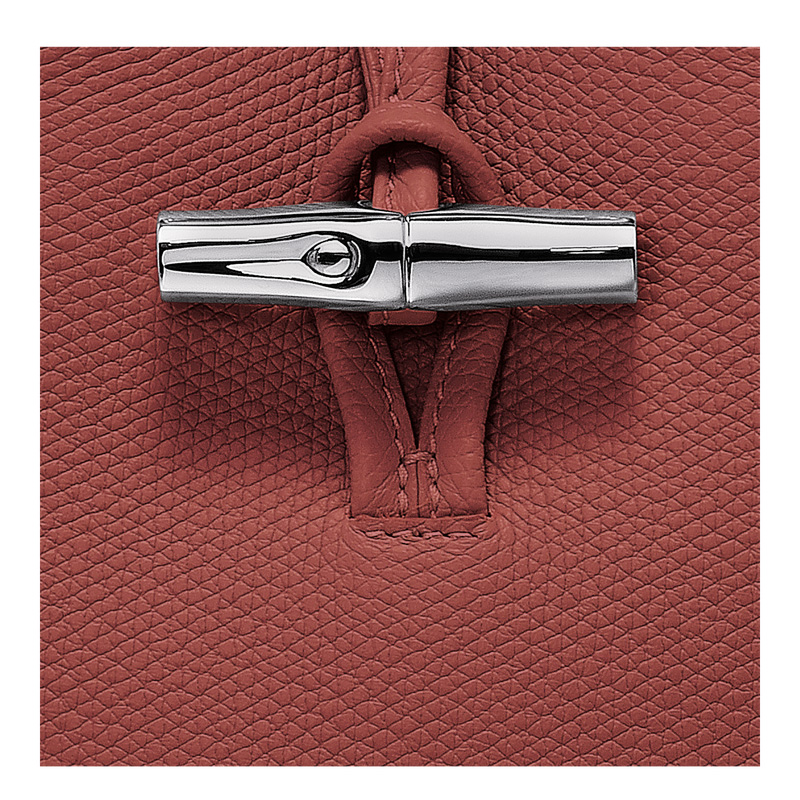 Longchamp |Le Roseau Handyhülle Kastanienbraun – Leder |Kastanienbraun