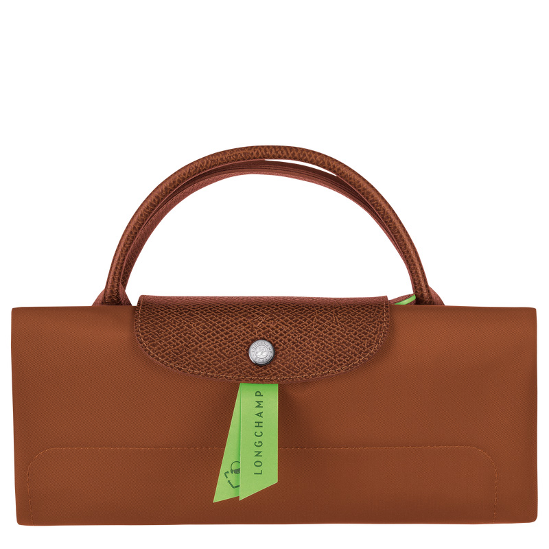 Longchamp |Le Pliage Grüne XL Reisetasche Cognac – Recyceltes Canvas |Cognac