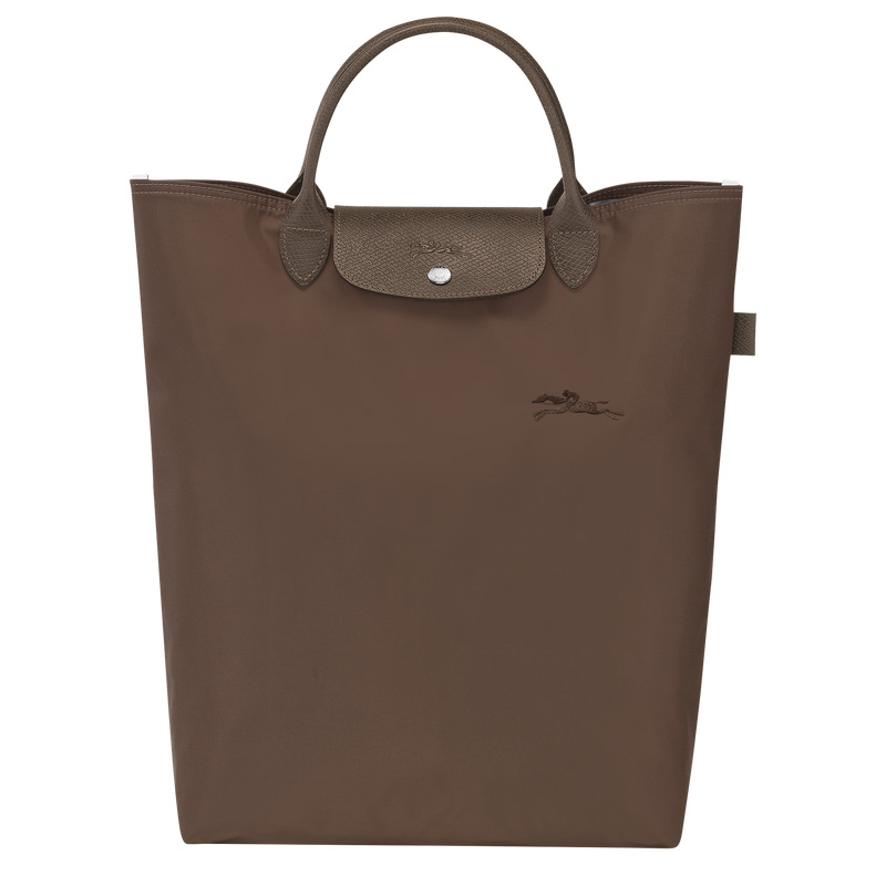 Longchamp |Le Pliage Green M Tragetasche, Terra – Canvas |Terra