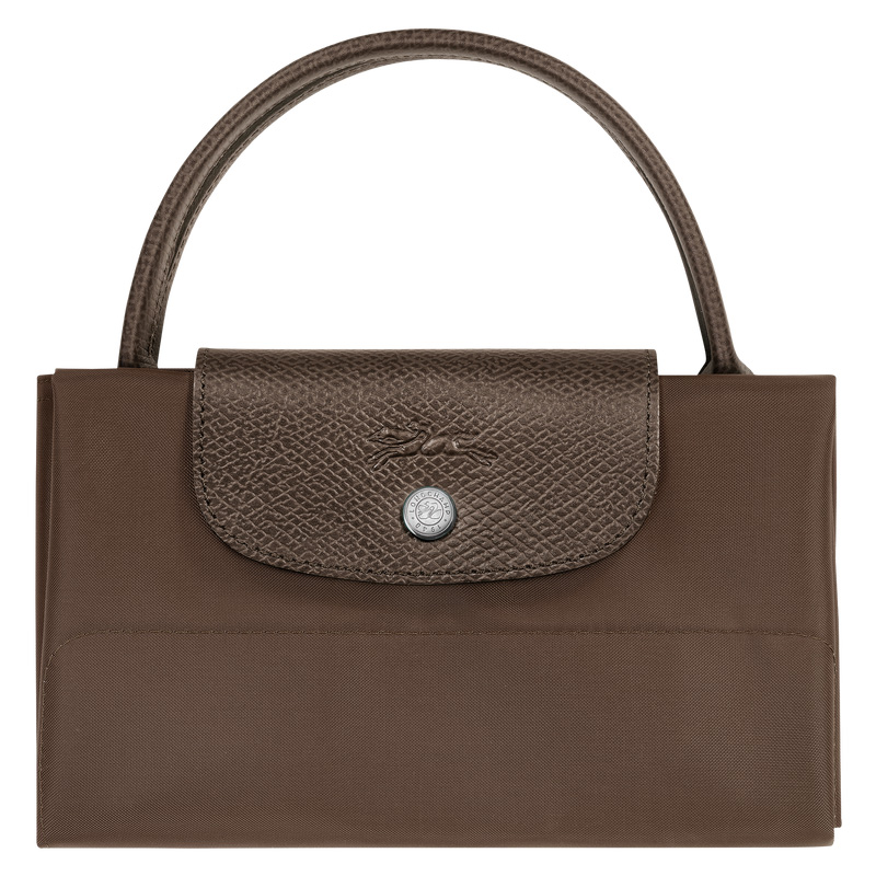 Longchamp |Le Pliage Green M Tragetasche, Terra – Canvas |Terra