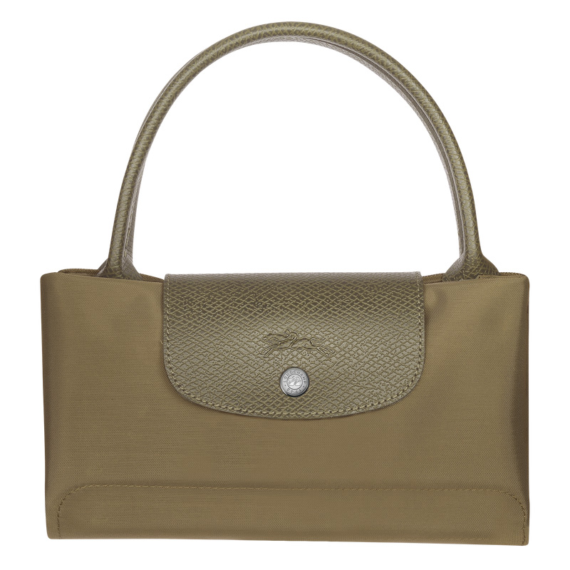 Longchamp |Le Pliage Grüne M Handtasche Artischocke – Recyceltes Canvas |Artischocke