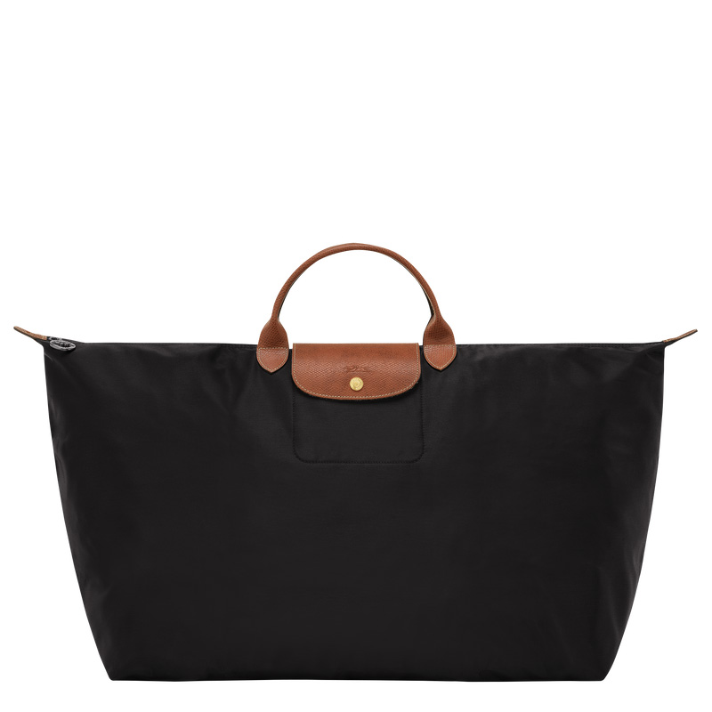Longchamp |Le Pliage Original XL Reisetasche Schwarz – Recyceltes Canvas |Schwarz