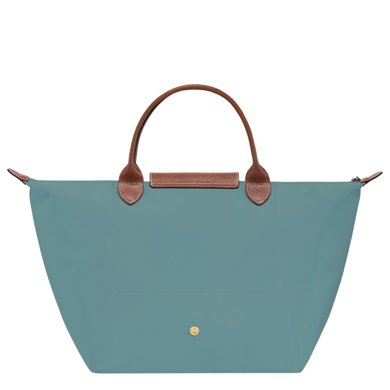 Longchamp |Le Pliage Original M Handtasche Eukalyptus – Recyceltes Canvas |Eukalyptus