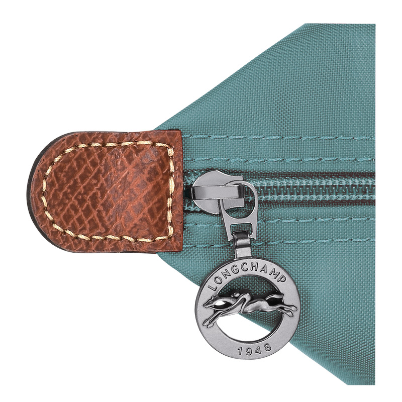 Longchamp |Le Pliage Original M Handtasche Eukalyptus – Recyceltes Canvas |Eukalyptus