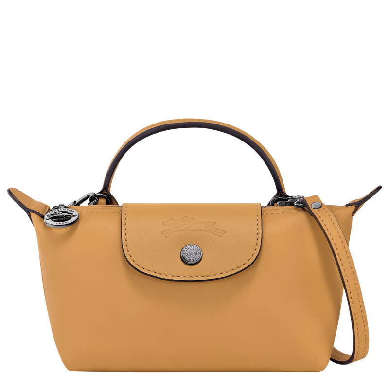 Longchamp |Le Pliage Xtra XS Beutel Honig – Leder |Honigfarben