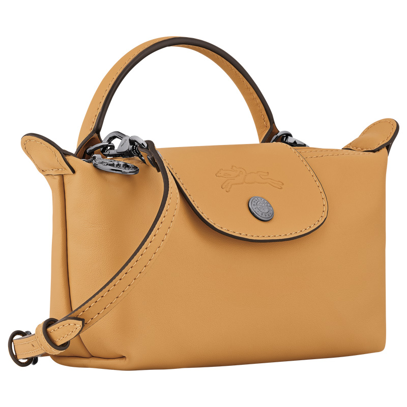 Longchamp |Le Pliage Xtra XS Beutel Honig – Leder |Honigfarben