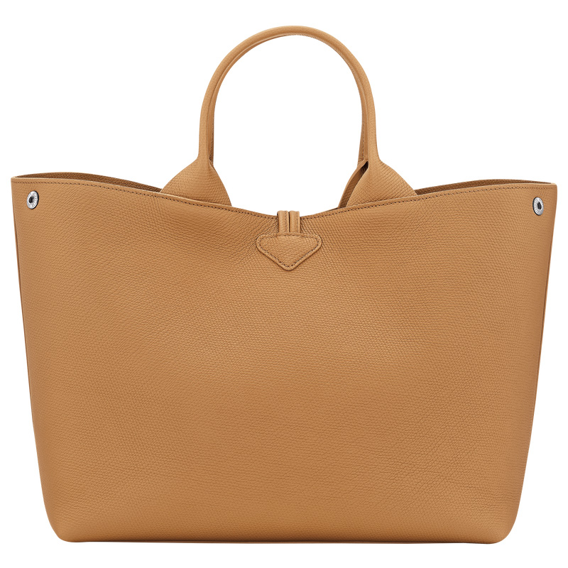 Longchamp |Le Roseau L Handtasche Walnuss – Leder |Walnuss
