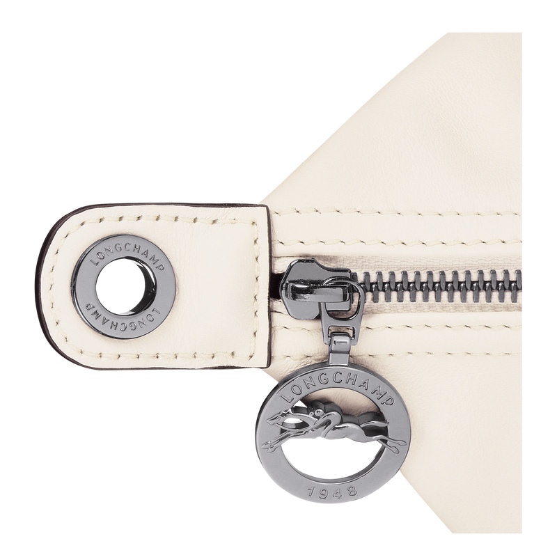 Longchamp |Le Pliage Xtra M Hobo-Tasche Ecru – Leder |Ecru