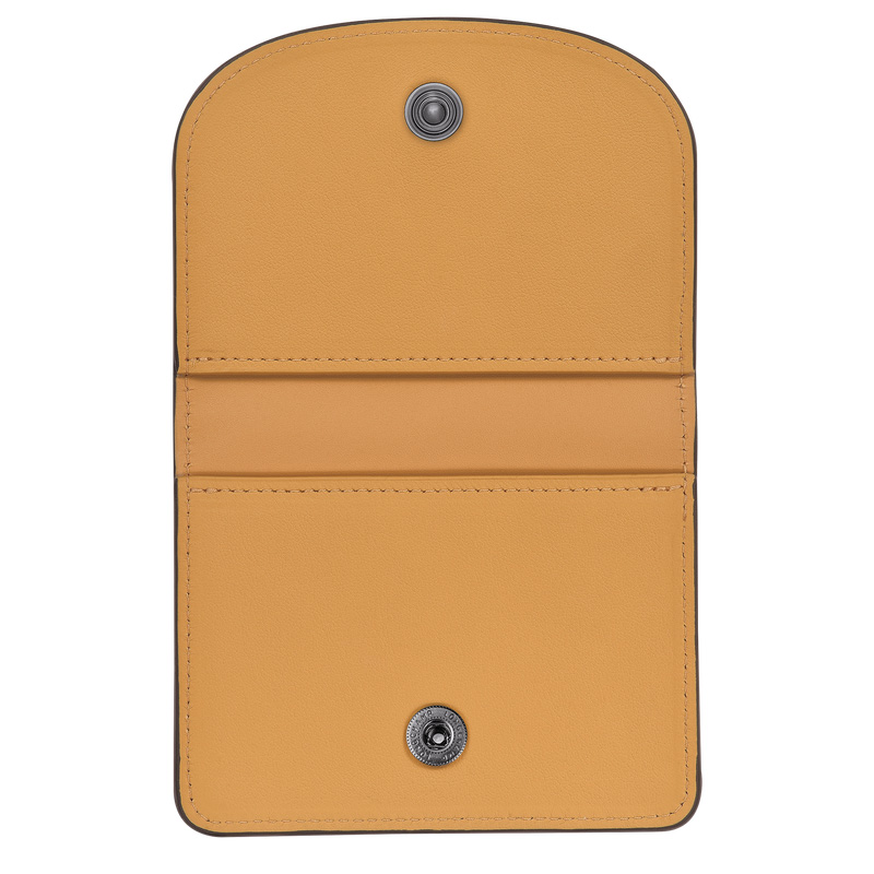Longchamp |Le Pliage Xtra Kartenetui Honig – Leder |Honig