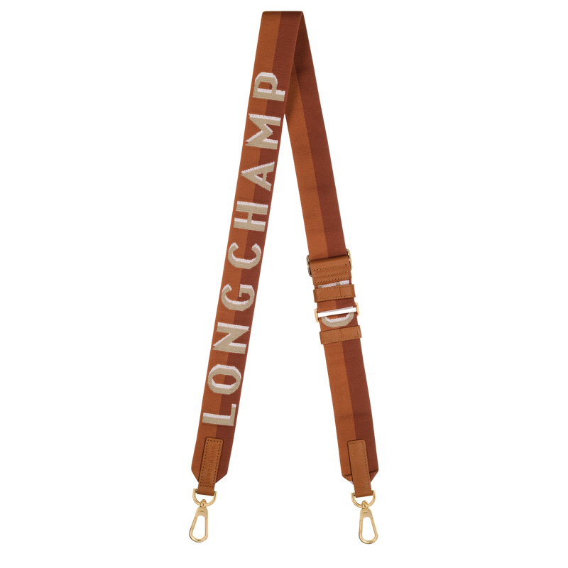 Longchamp |Shadow Schultergurt Wurzelholz – Canvas |Wurzelholz