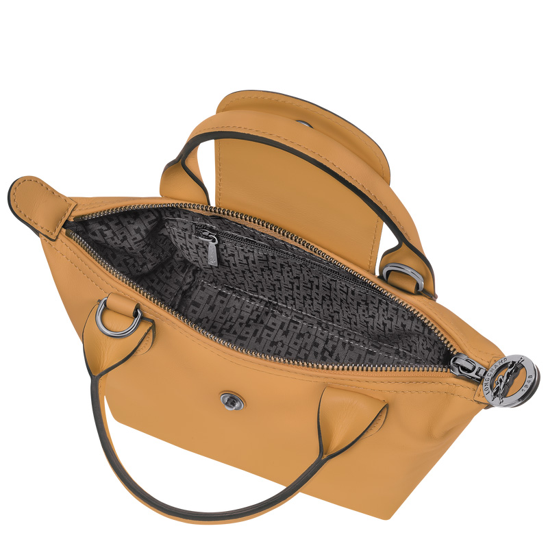 Longchamp |Le Pliage Xtra XS Handtasche Honig – Leder |Honigfarben
