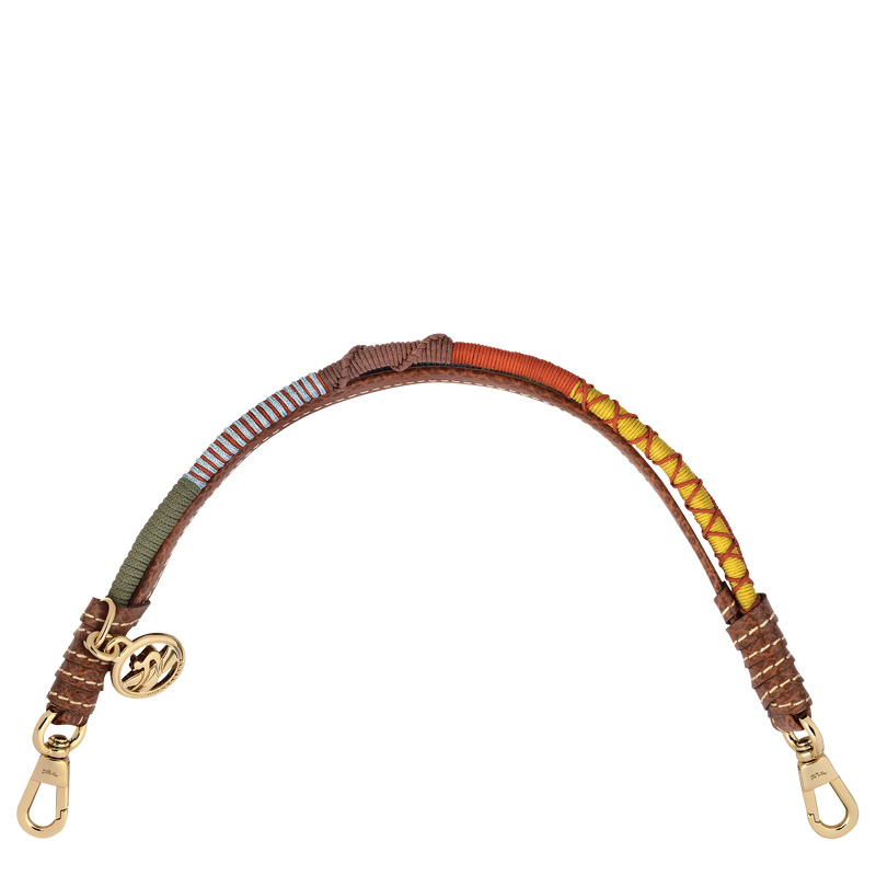 Longchamp |Longfriend Schultergurt, Braun – Leder |Braun