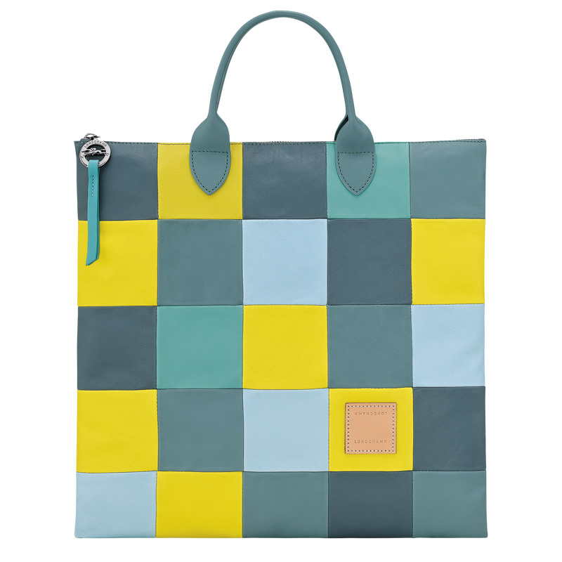 Longchamp |Re-Play L Handtasche Eukalyptus – Leder |Eukalyptus