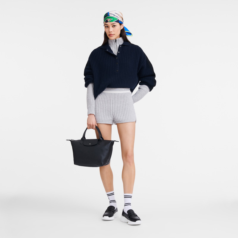 Longchamp |Le Pliage Xtra S Handtasche Schwarz – Leder |Schwarz