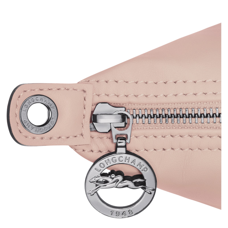 Longchamp |Le Pliage Xtra XS Umhängetasche Nude – Leder |Nude