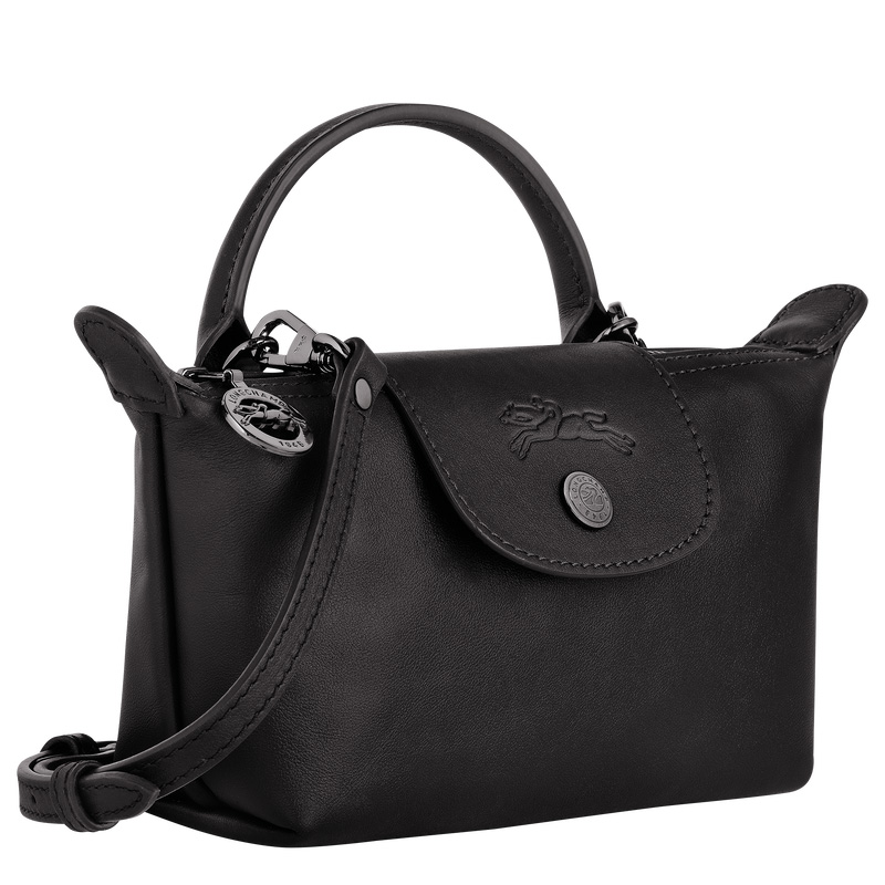Longchamp |Le Pliage Xtra XS Etui Schwarz – Leder |Schwarz