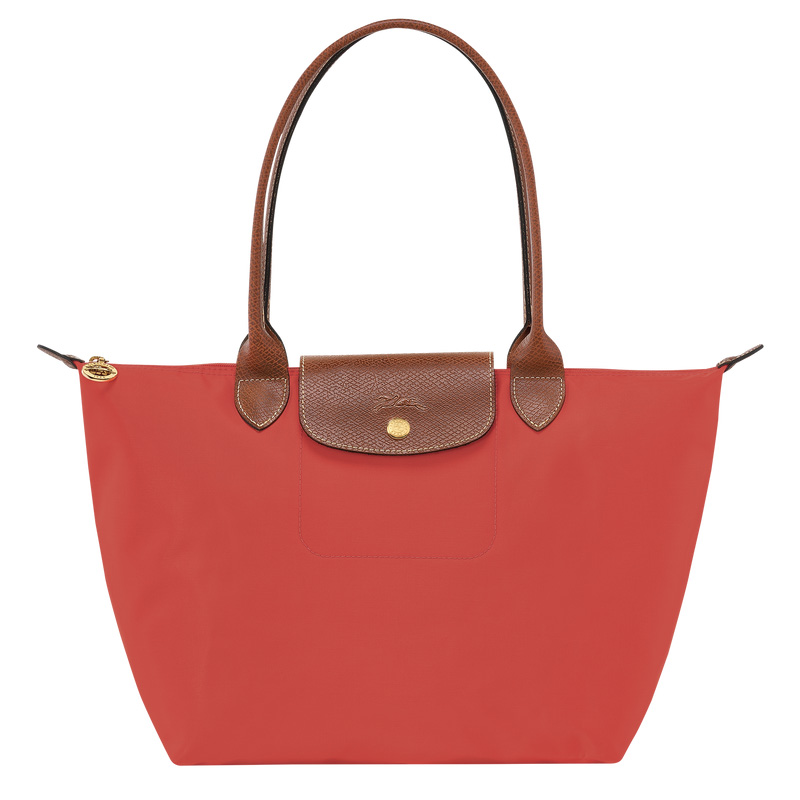 Longchamp |Le Pliage Original M Tote Bag Tomate – Recyceltes Canvas |Tomate