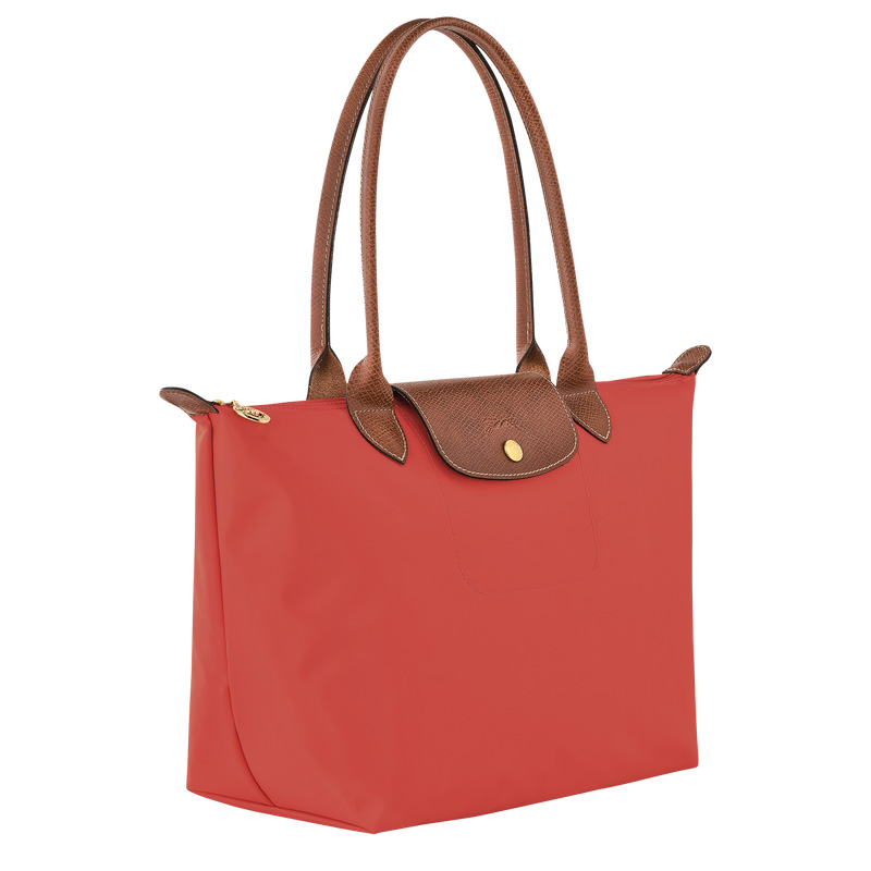Longchamp |Le Pliage Original M Tote Bag Tomate – Recyceltes Canvas |Tomate