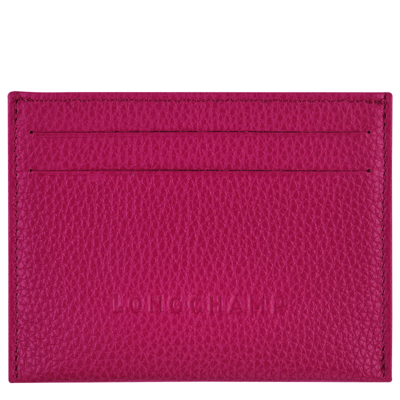 Longchamp|Le Foulonn Kartenetui Beetroot – Leder |Rote Bete Longchamp|Le Foulonn Kartenetui Beetroot – Leder |Rote Bete