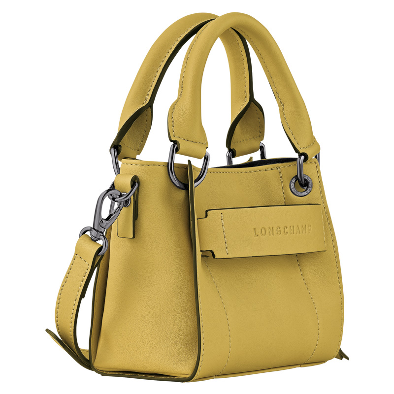 Longchamp |3D XS Handtasche Ingwer – Leder |Ingwer