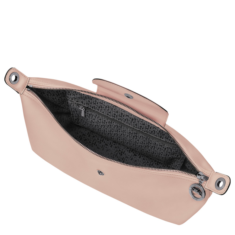 Longchamp |Le Pliage Xtra M Hobo-Tasche, Nude – Leder |Nude