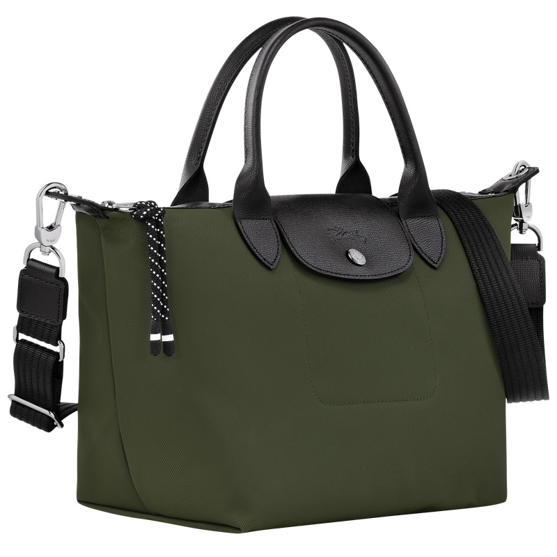 Longchamp |Le Pliage Energy S Handtasche Khaki – Recyceltes Canvas |Khaki