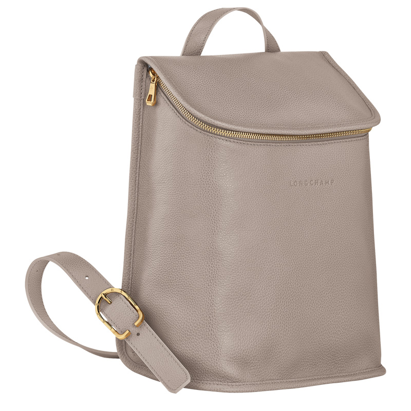 Longchamp |Le Foulonn Rucksack Turteltaube - Leder |Turteltaube