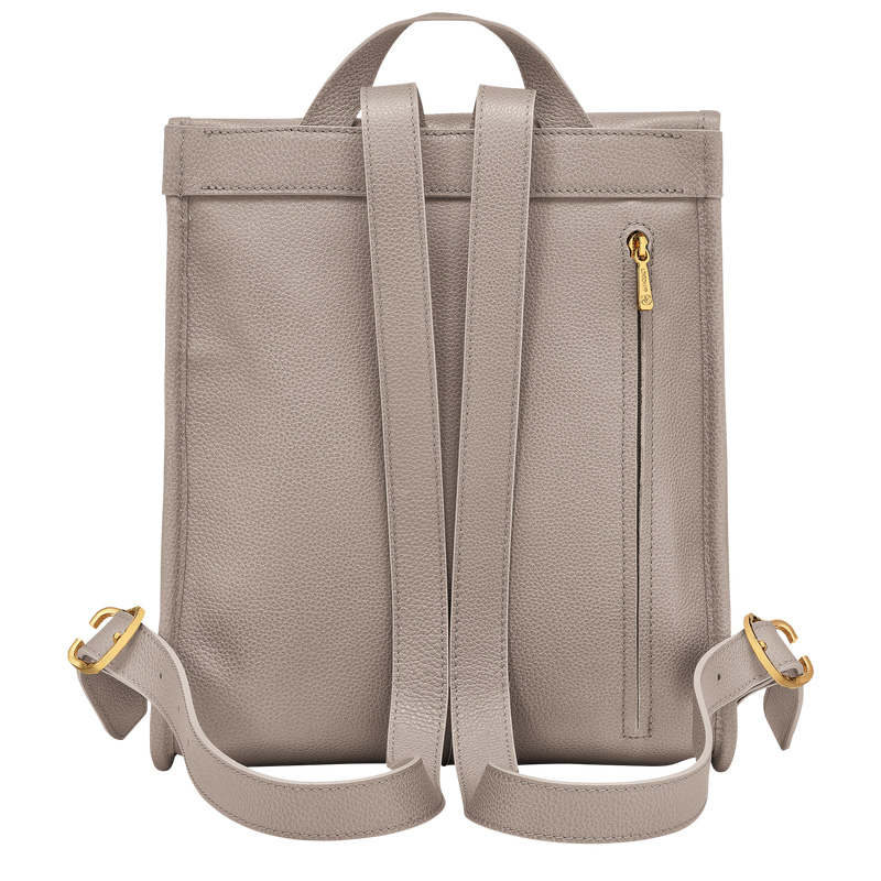 Longchamp |Le Foulonn Rucksack Turteltaube - Leder |Turteltaube
