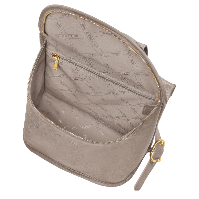 Longchamp |Le Foulonn Rucksack Turteltaube - Leder |Turteltaube