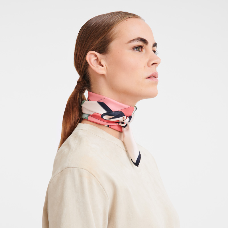 Longchamp |University Seidentuch 70 Nude – Seide |Nude