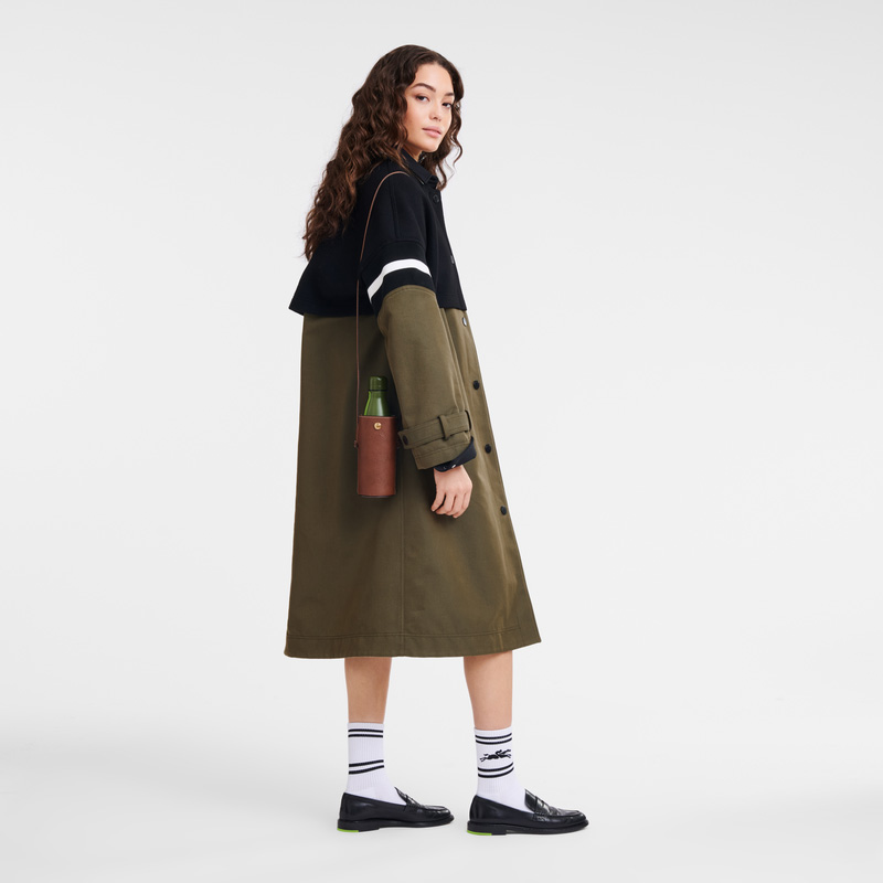 Longchamp |Pure Flaschenhalter Braun – Leder |Braun