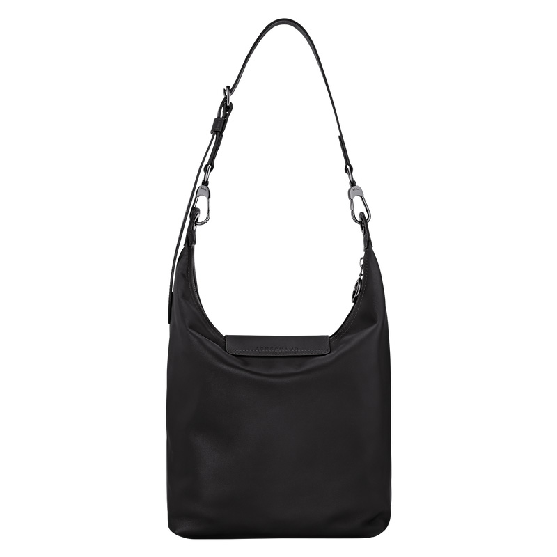 Longchamp |Le Pliage Xtra M Schultertasche Schwarz – Leder |Schwarz