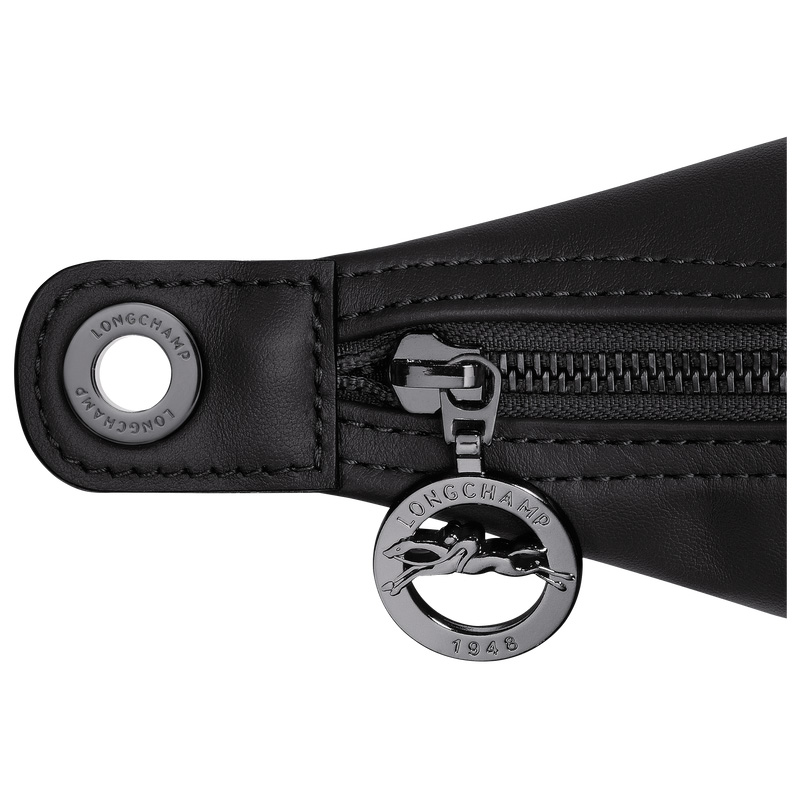 Longchamp |Le Pliage Xtra M Schultertasche Schwarz – Leder |Schwarz