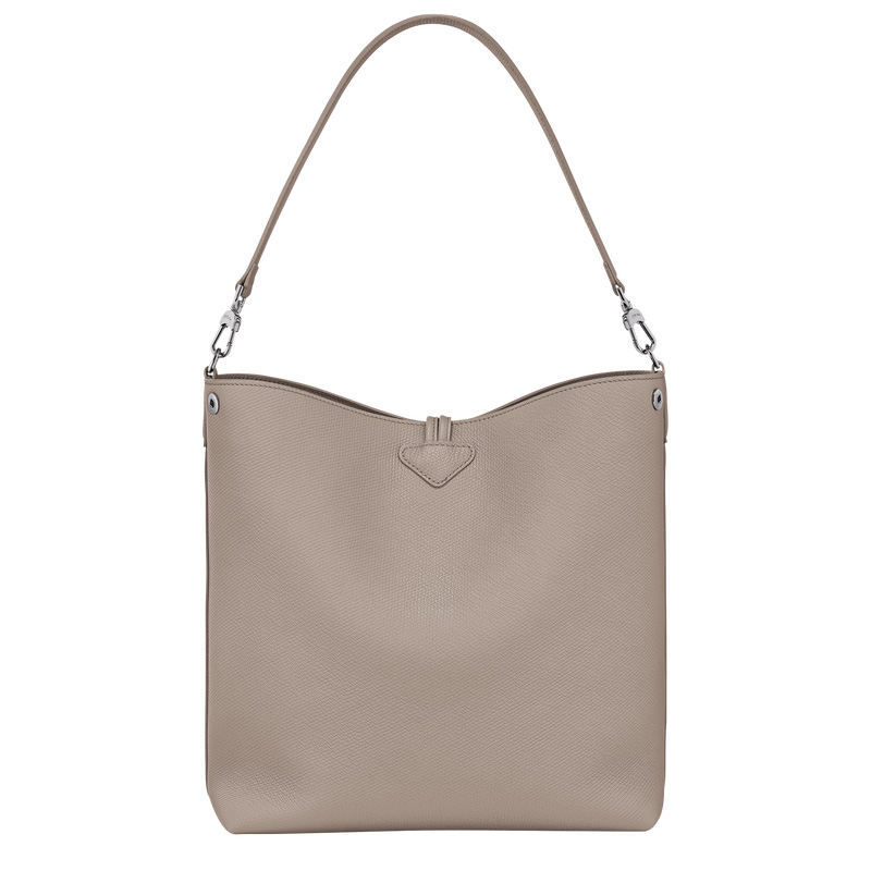 Longchamp |Le Roseau M Schultertasche Clay – Leder |Clay
