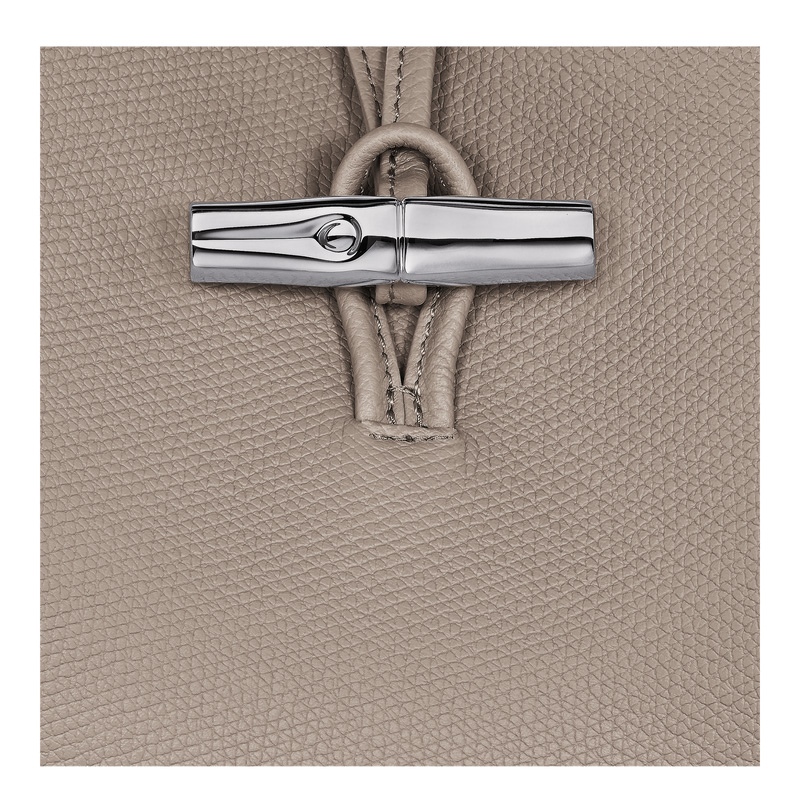 Longchamp |Le Roseau M Schultertasche Clay – Leder |Clay