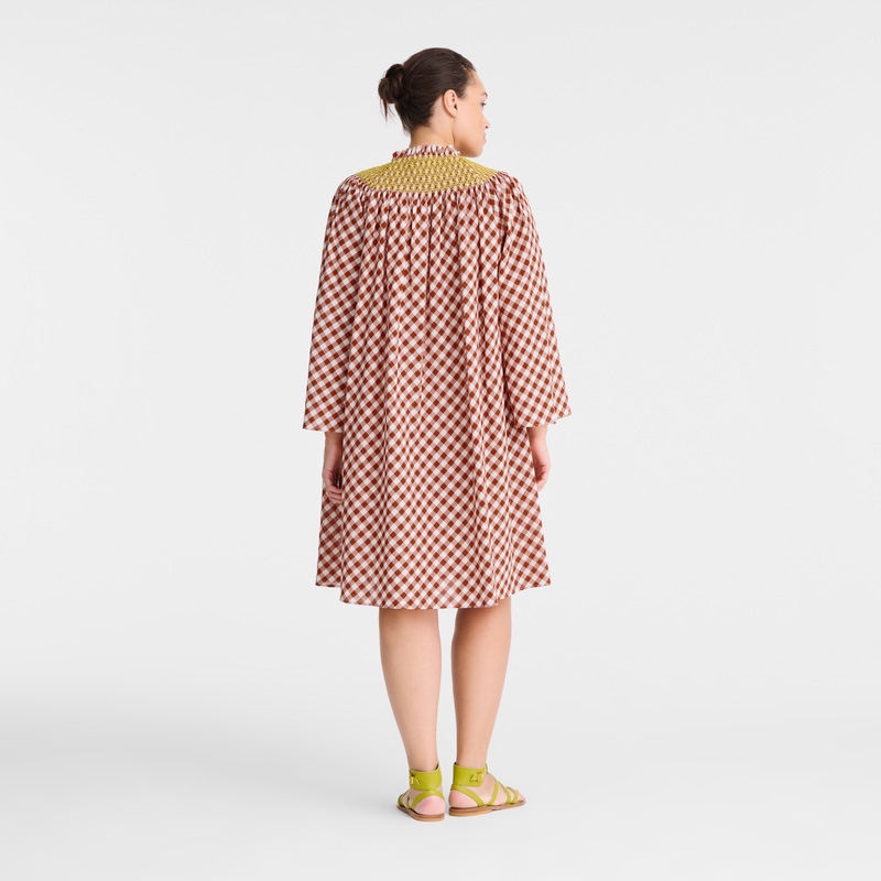 Longchamp |Kleid Bark – Vichy-Jacquard |Bark Longchamp |Kleid Bark – Vichy-Jacquard |Bark