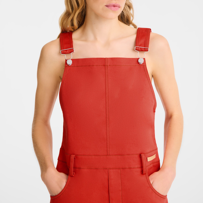 Longchamp |Kleid Tomate – Gabardine |Tomate