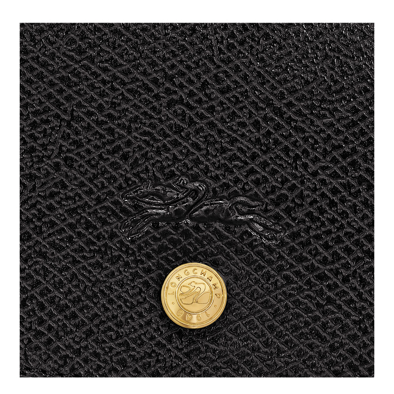 Longchamp |Pure S Umhängetasche Schwarz – Leder |Schwarz