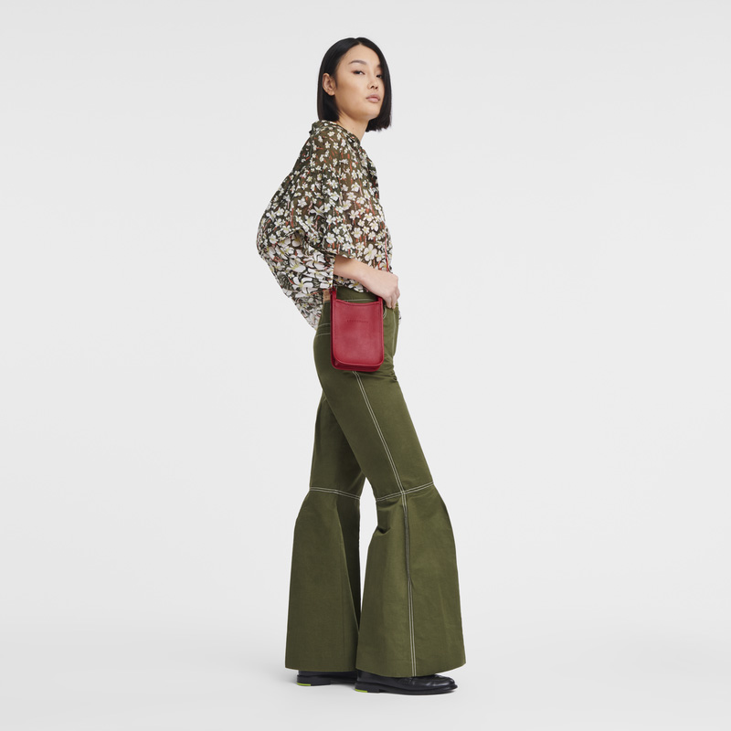 Longchamp |Le Foulonn Handyhülle, Love – Leder |Love