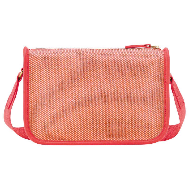 Longchamp |Le Foulonn S Umhängetasche, Tomate – Canvas |Tomate