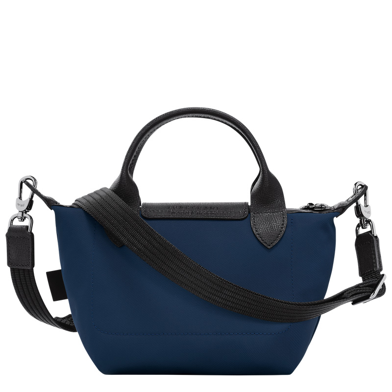 Longchamp |Le Pliage Energy XS Handtasche, Marineblau – Recyceltes Canvas |Marineblau