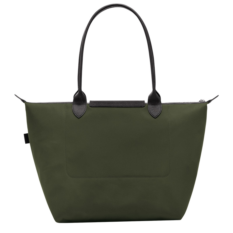 Longchamp |Le Pliage Energy L Tragetasche, Khaki – Recyceltes Canvas |Khaki