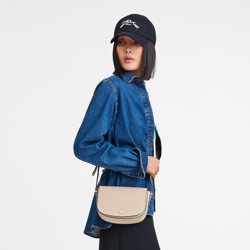 Longchamp |Pure S Umhängetasche Papier – Leder |Papier